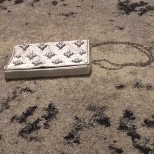 Vintage White Clutch